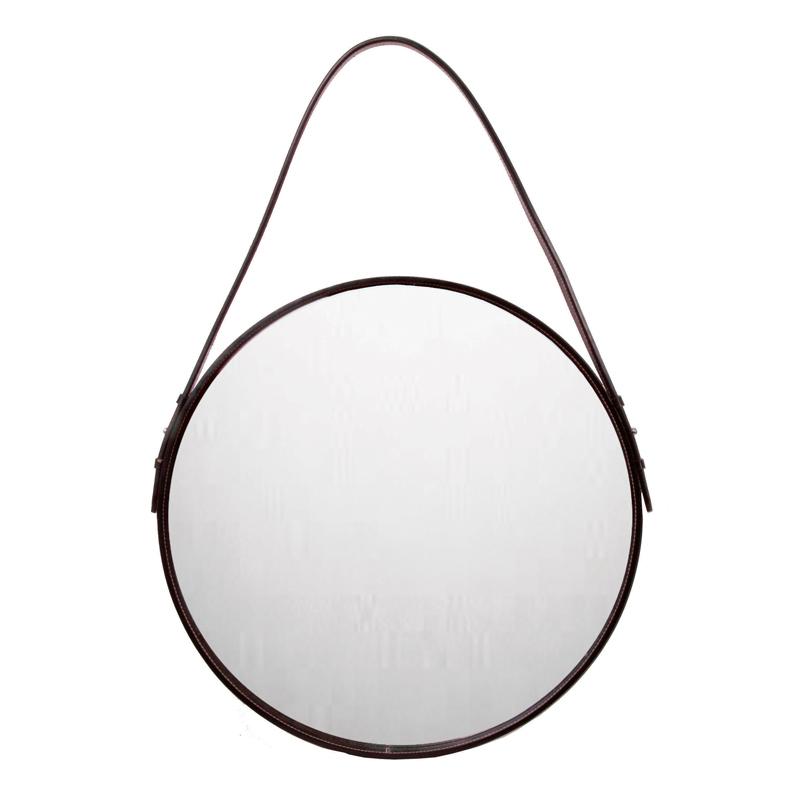 Ørskov Spejl Læderrem Ø:30 cm - Chokolade Chokolade