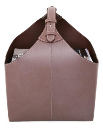 Ørskov Magasinholder Læder - Elefant m. hvide syninger Elefant m. hvide syninger