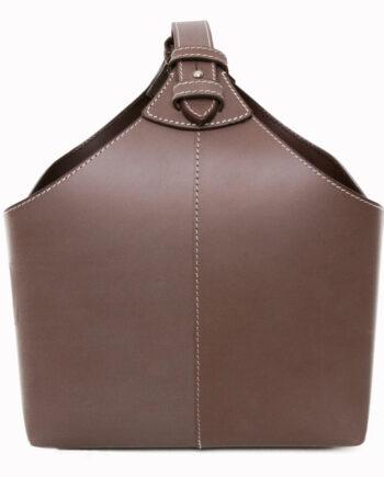 Ørskov Magasinholder Midi Læder - Elefant m. hvide syninger Elefant m. hvide syninger