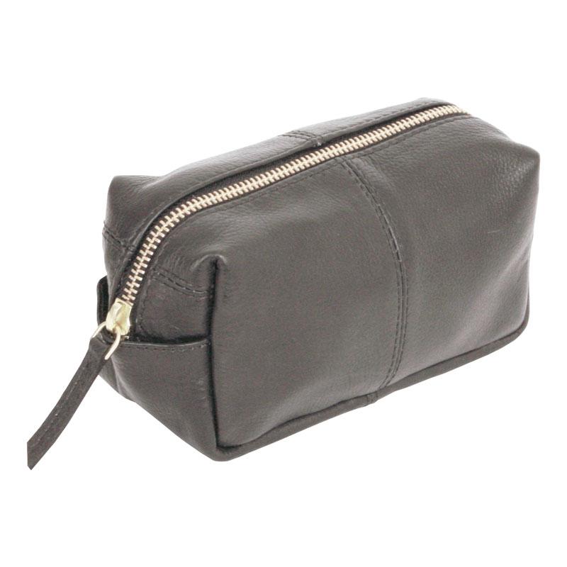 Ørskov Vintage Toilettaske Læder Lille - Elefant m. hvide syninger Elefant m. hvide syninger