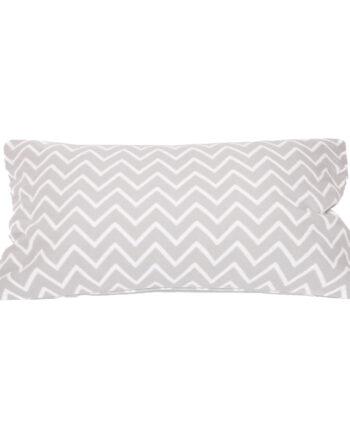 Ørskov Zig Zag Pudebetræk 30 x 60 cm Grå/hvid/Hvid/grå/Hvid/Sort/Sort/Hvid