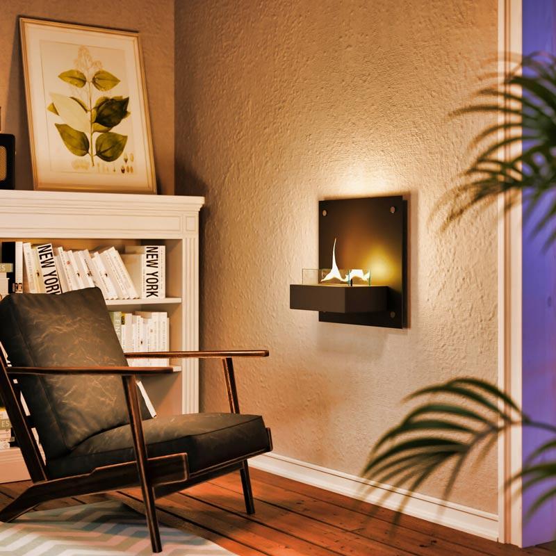 Tenderflame Solo 90 Steel Black Sort