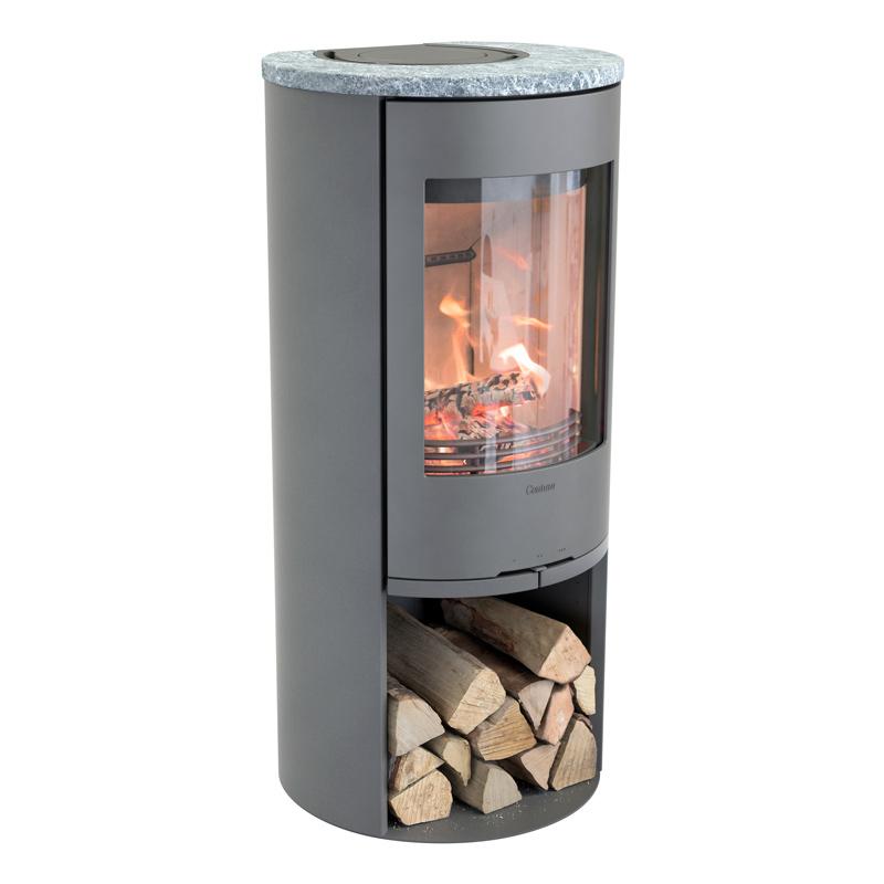 Contura 510 Style Grå Brændeovn - Fedtsten Grå