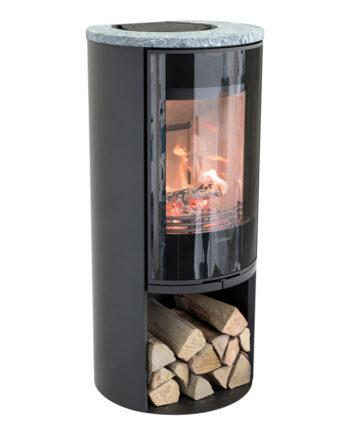 Contura 510G Style Sort Brændeovn - Fedtsten Sort