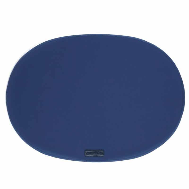 Ørskov Oval Gummi Dækkeserviet L: 48 cm B: 35 cm - Marineblå Marineblå