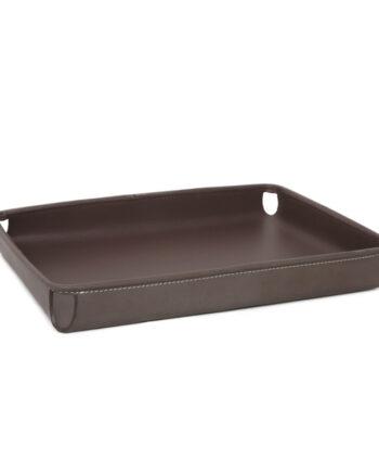 Ørskov Læder Brevbakke - Elefant m. hvide syninger Elefant m. hvide syninger