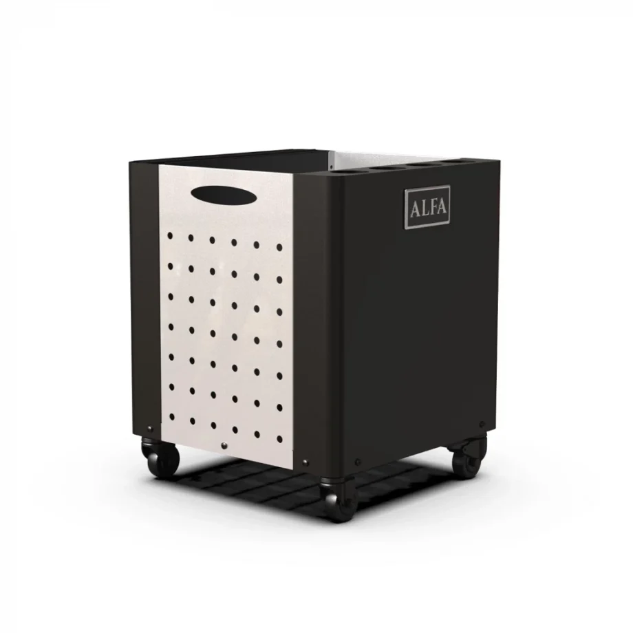 Dado Pizzaspade Holder Stål|Sort
