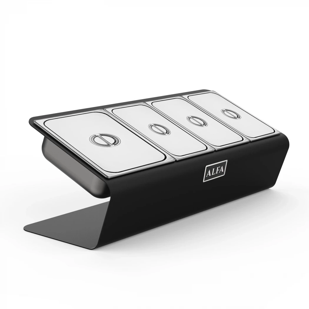 Topping Station Stål|Sort