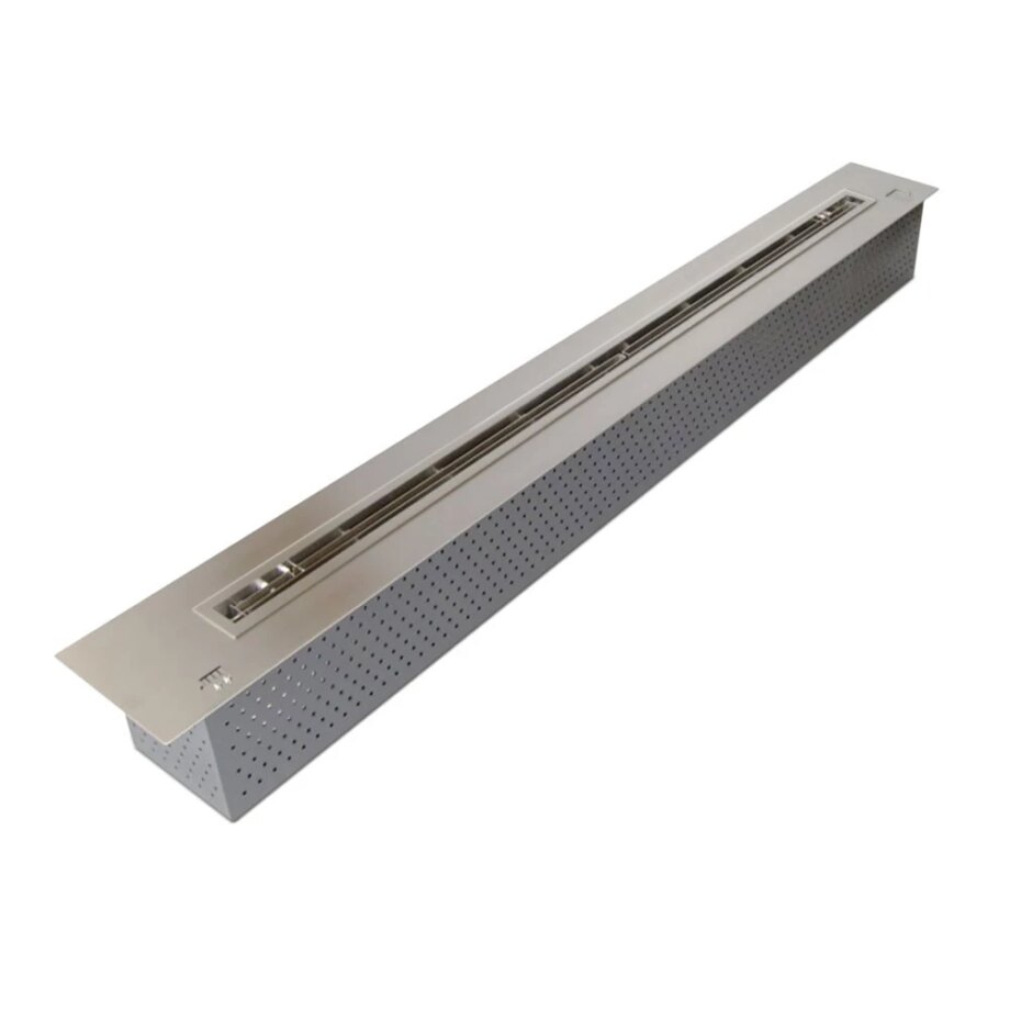 Automatisk brandkar - 230 cm Rustfrit stål|Guld|Sort