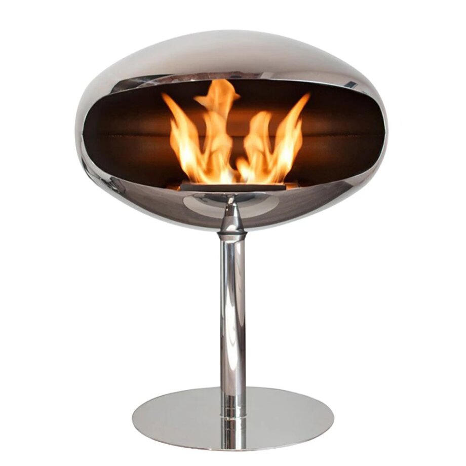 Cocoon Pedestal - poleret stål Poleret stål