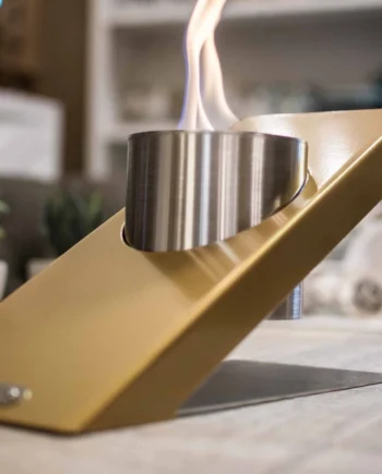 Oblique Single Bordpejs - Golden Guld