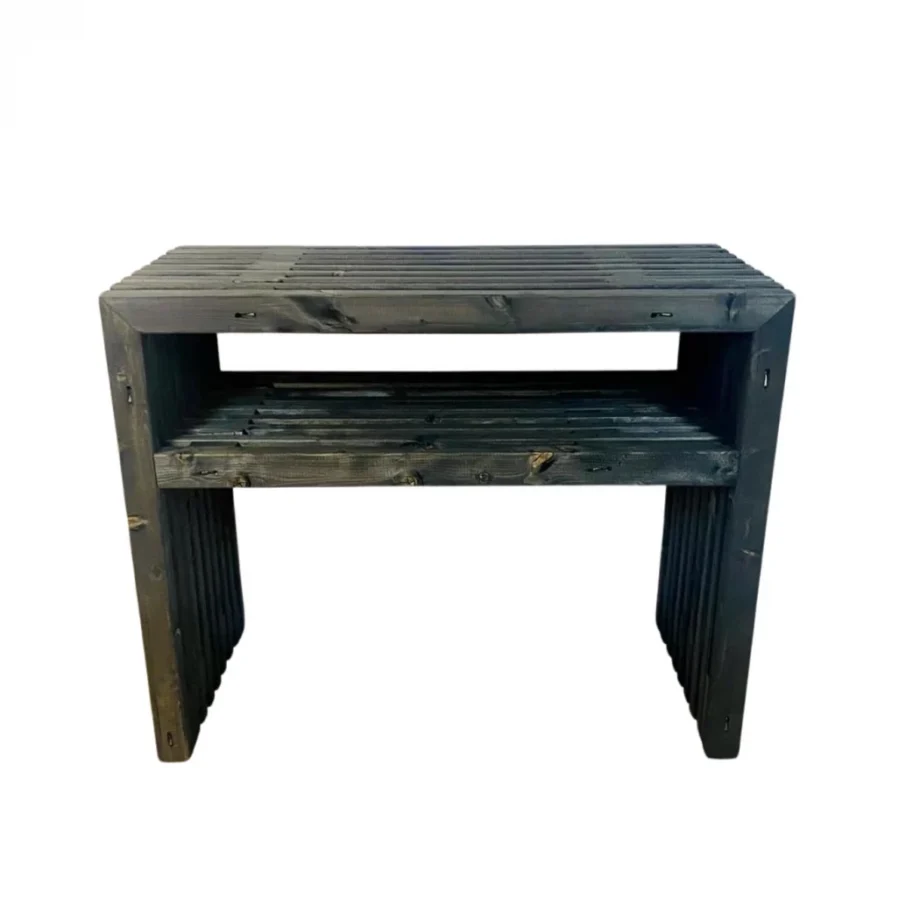Grillbord af sorte traller - 137 cm Sort