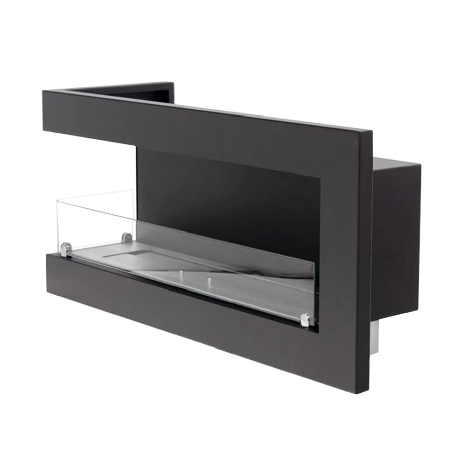 Hjørnepejs 85 cm - Venstre Sort