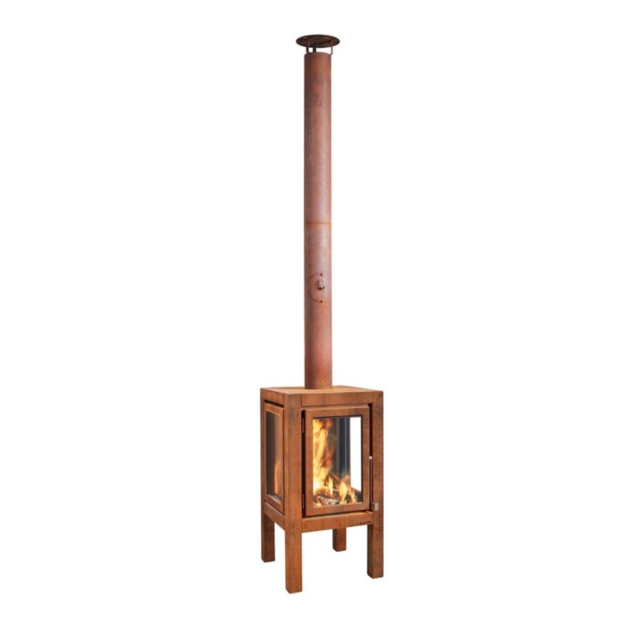Quaruba XXL havepejs Corten (Rust)
