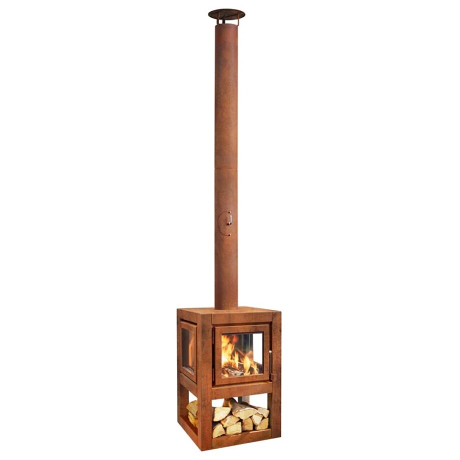 Quaruba L Mobile havepejs Corten (Rust)