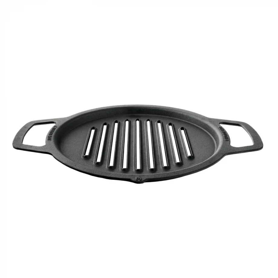 Støbejerns grill top - lille Sort