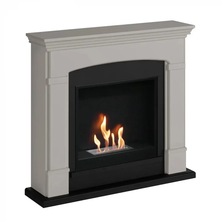 Hals Beige Biopejs kamin Beige