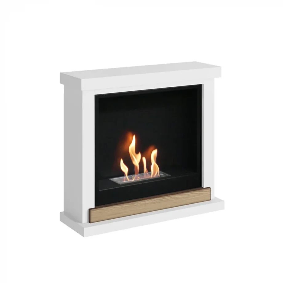 Skagen Hvid Biopejs kamin Hvid