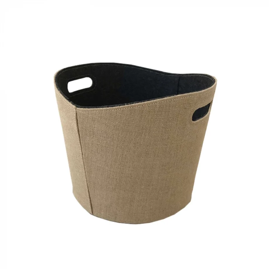 Brændekurv jute Beige