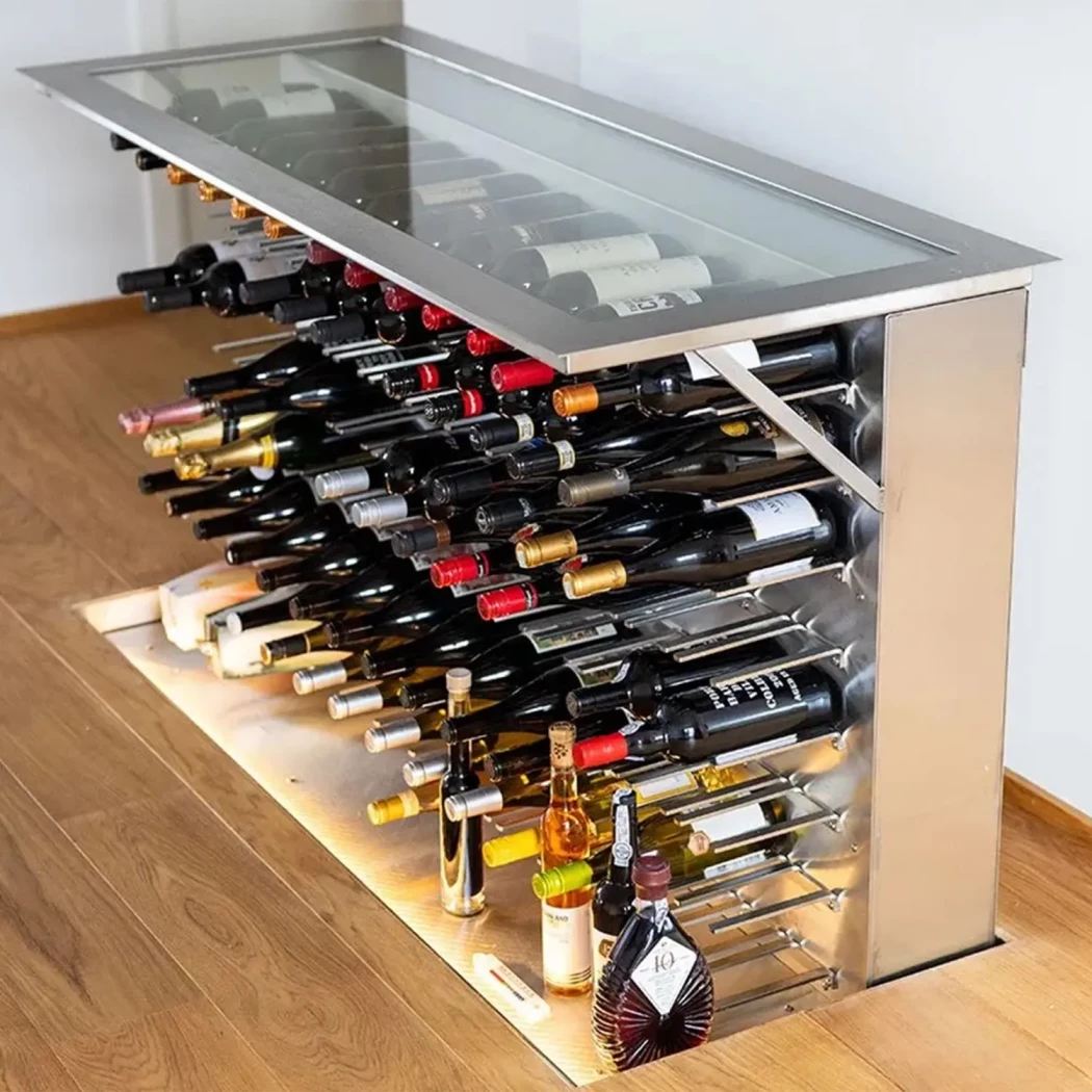 Elevations Vinkælder til 100 flasker Rustfrit stål