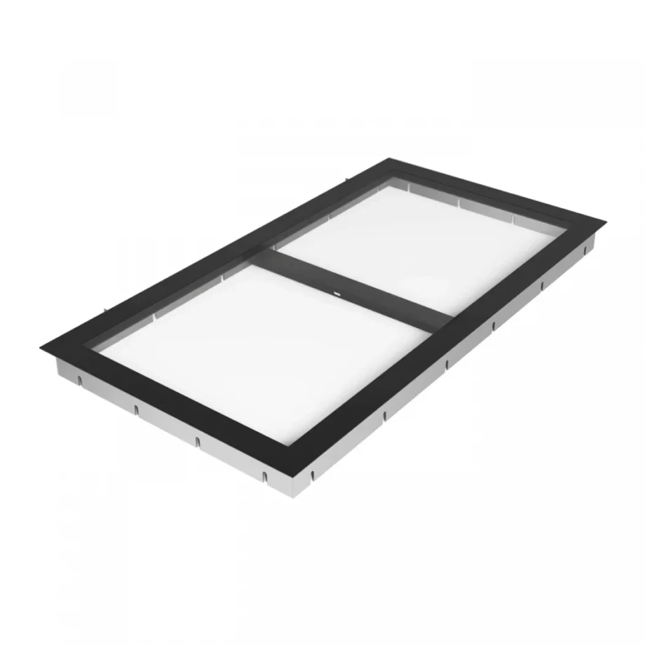 Vinkælder glaslåge motoriseret  -  sort (640x1000 mm) Glas|Sort