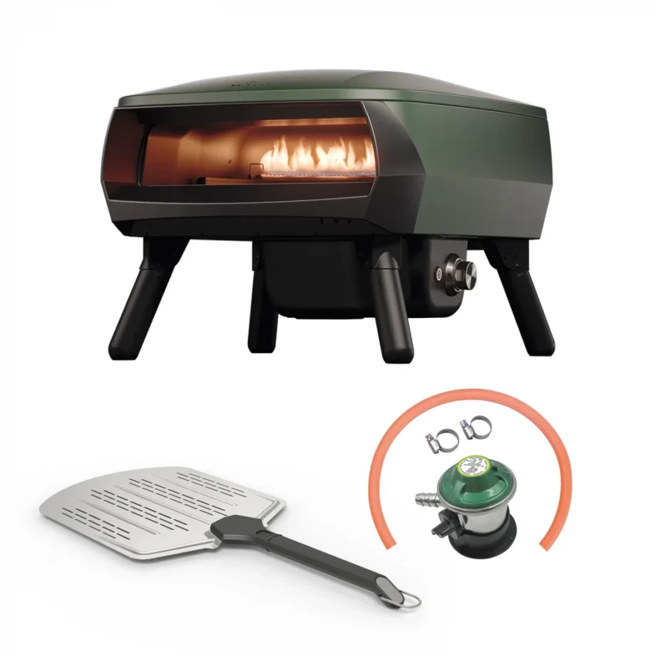 PICCOLO Rotante Pizzaovn 13" Mat grøn - TILBUDSPAKKE Grøn